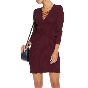 Sandro lace-up dress